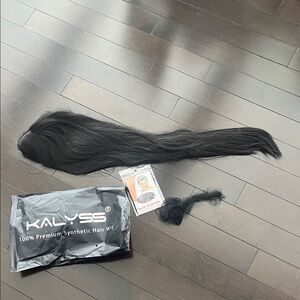 Black Synthetic Hair Wig